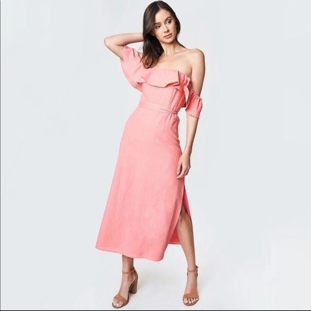 NWT Sugarlips Blush pink Midi Dress S